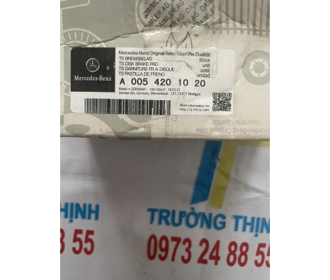 Bố thắng trước GLK 280:GLK250: GLK300:C350, E350, E550, C250, C300, E400, E250